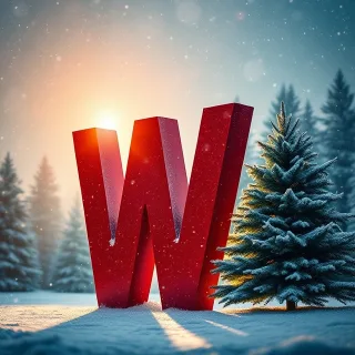 Christmas tree 2 — letter W