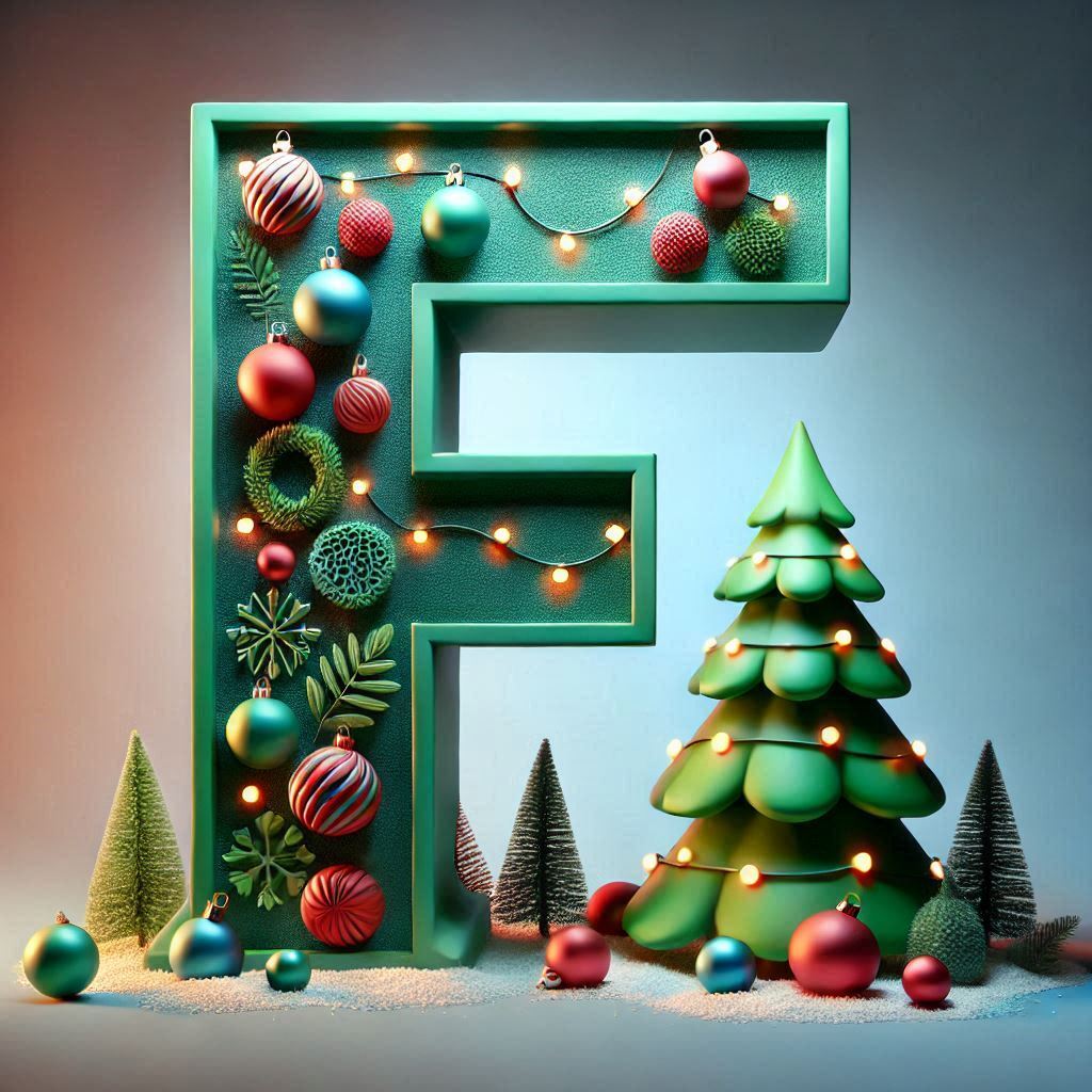 Christmas tree 3 — letter F