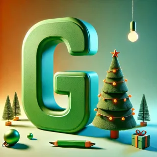 Christmas tree 3 — letter G