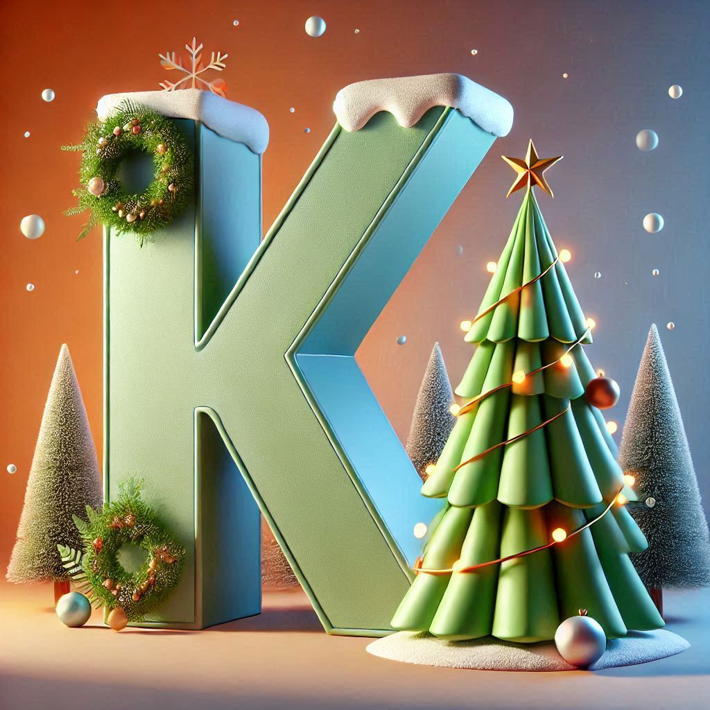 Christmas tree 3 — letter K