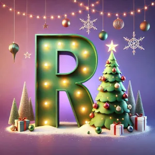 Christmas tree 3 — letter R