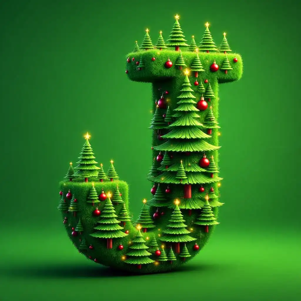 Christmas tree 4 — letter J
