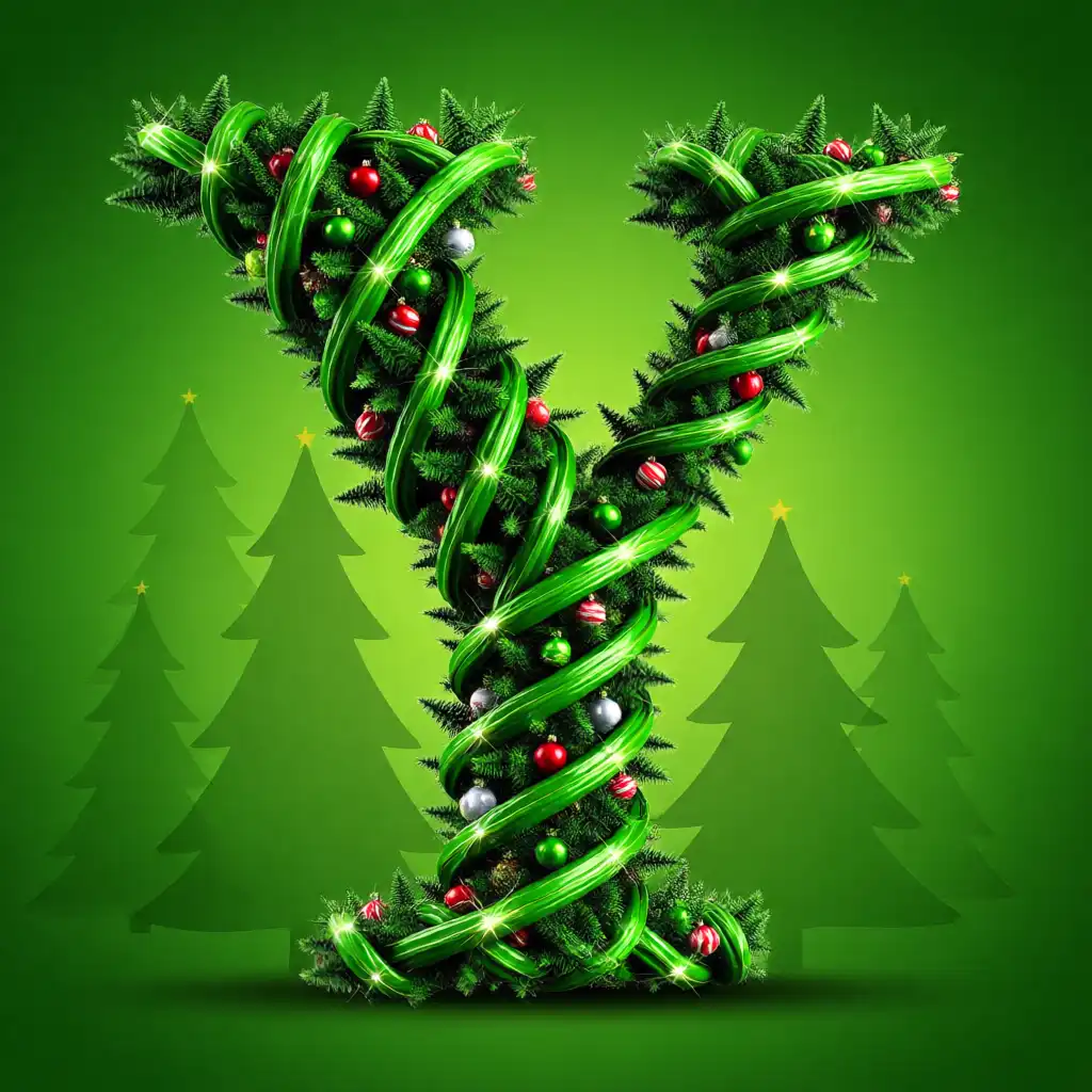 Christmas tree 4 — letter Y