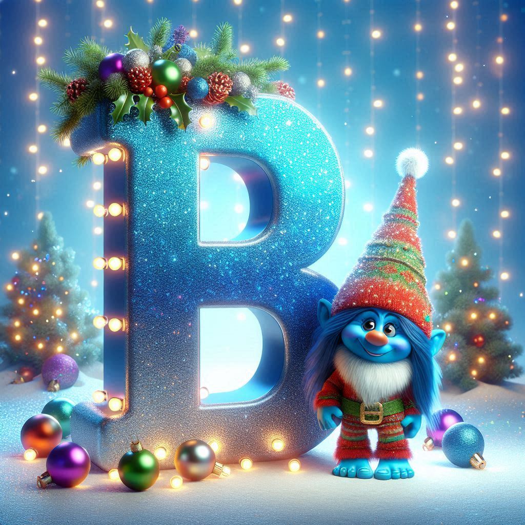 Christmas Troll — letter B