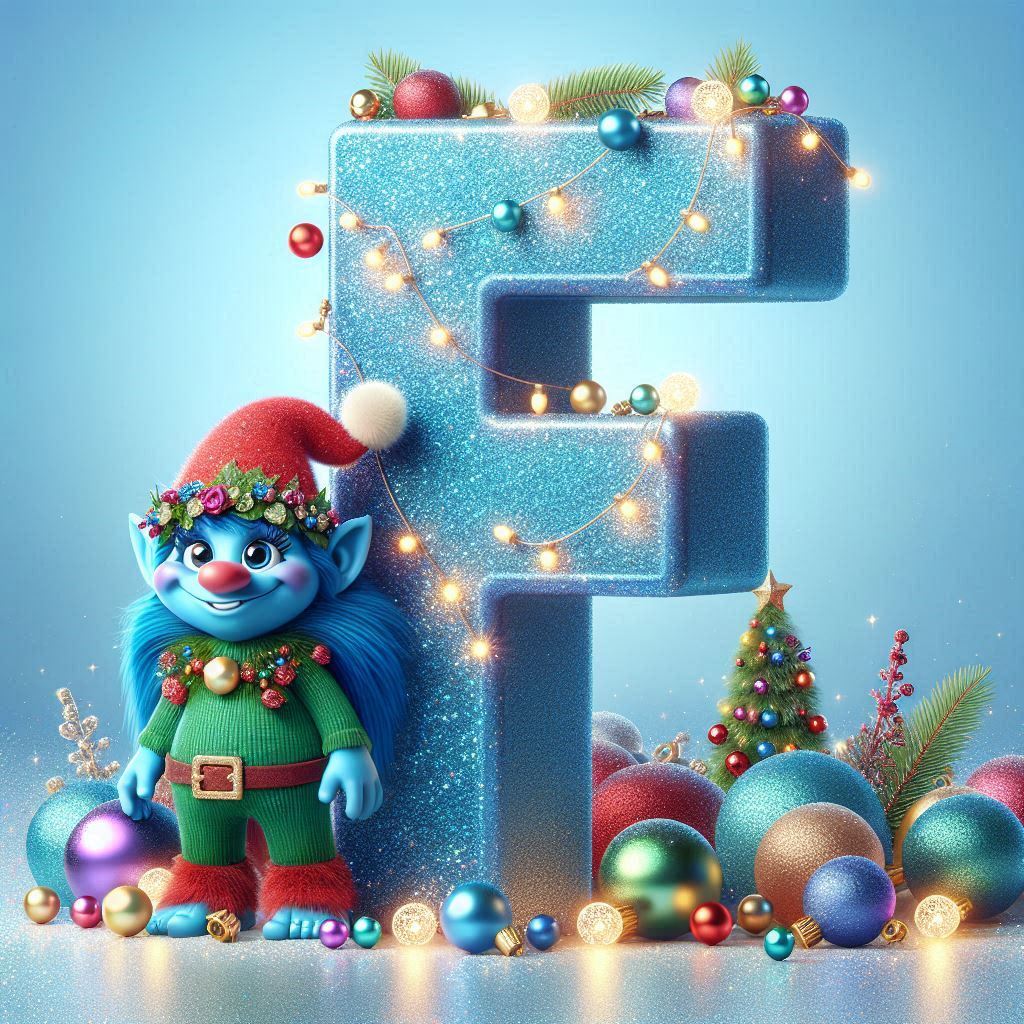 Christmas Troll — letter F
