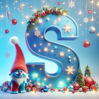 Christmas Troll — letter S