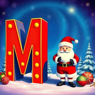 Christmas — letter M