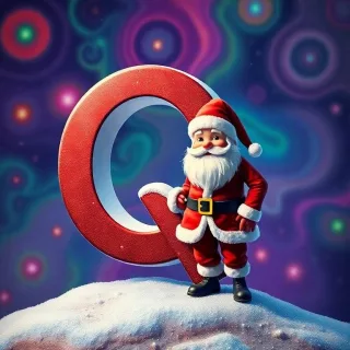 Christmas — letter Q