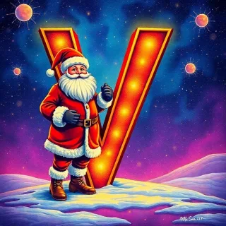 Christmas — letter V