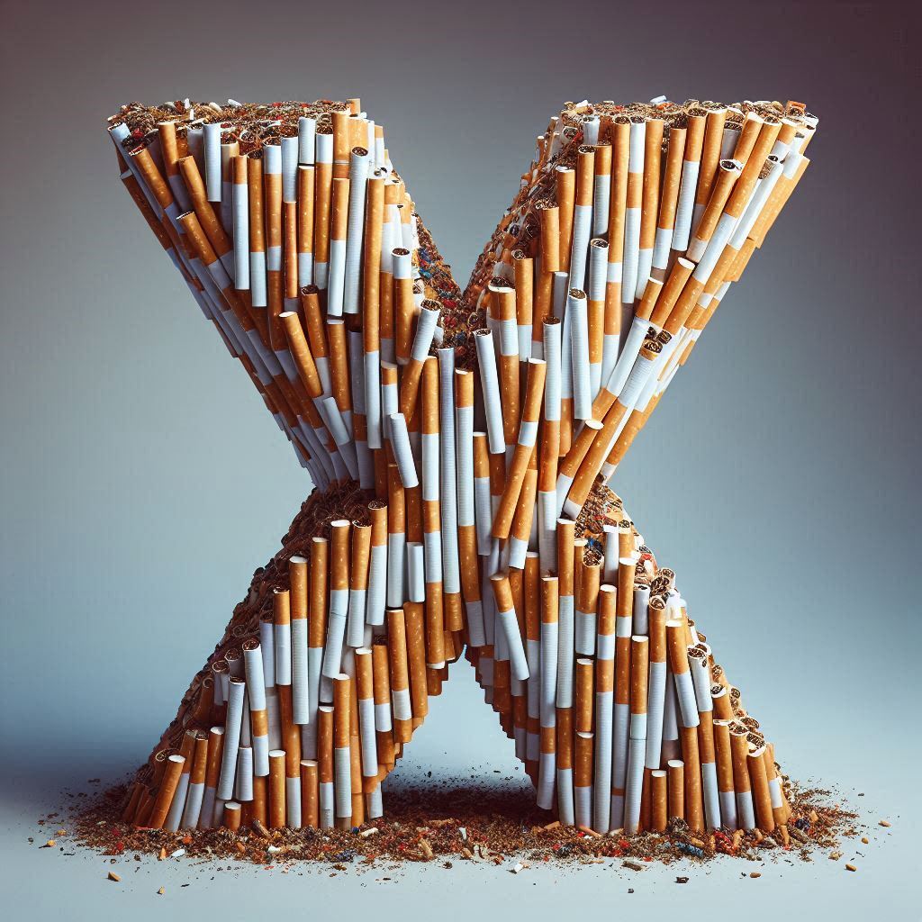 Cigarettes — letter X
