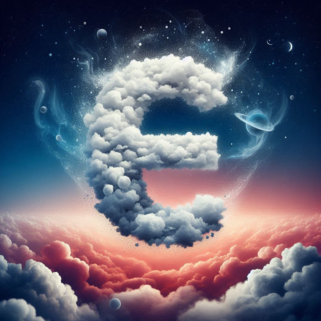 Clouds — letter E