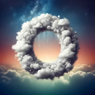 Clouds — letter O