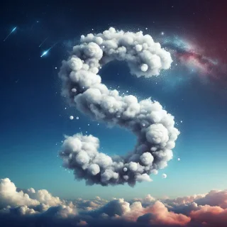 Clouds — letter S
