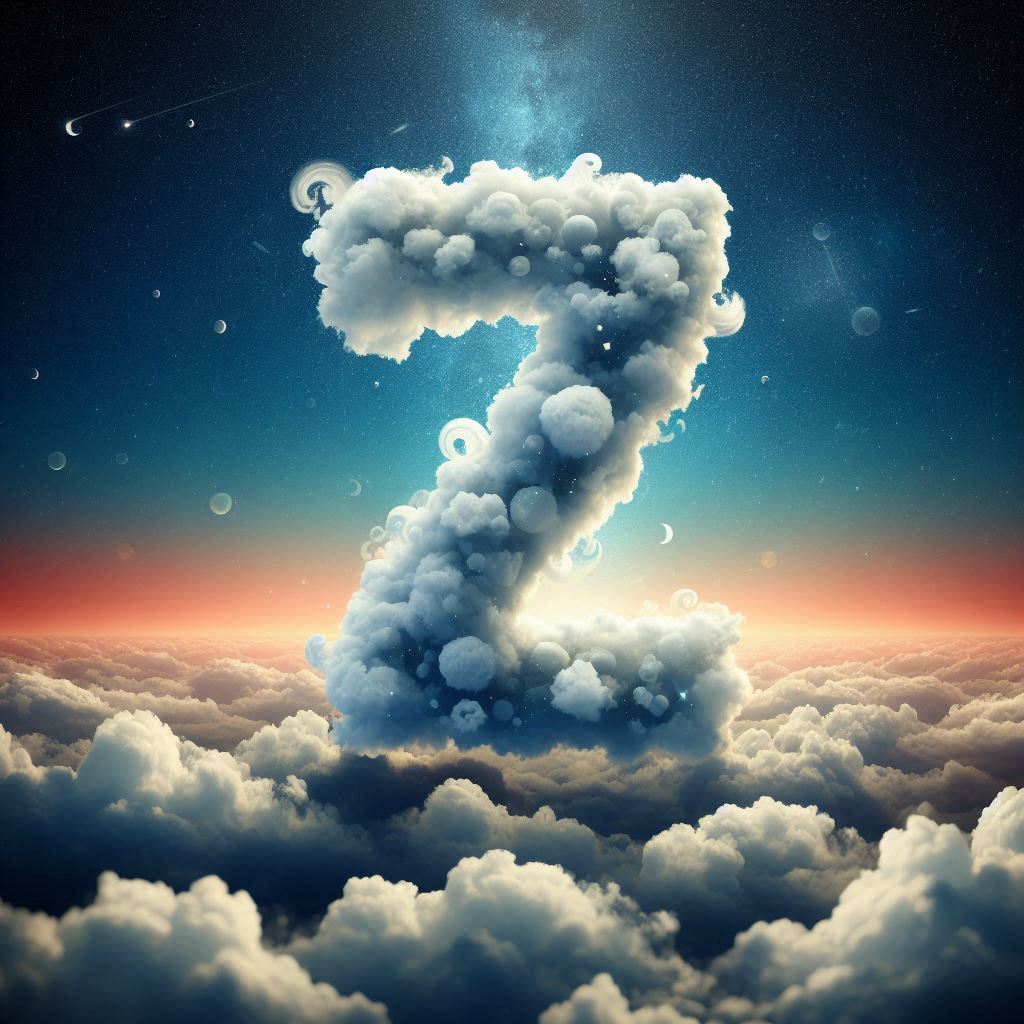 Clouds — letter Z