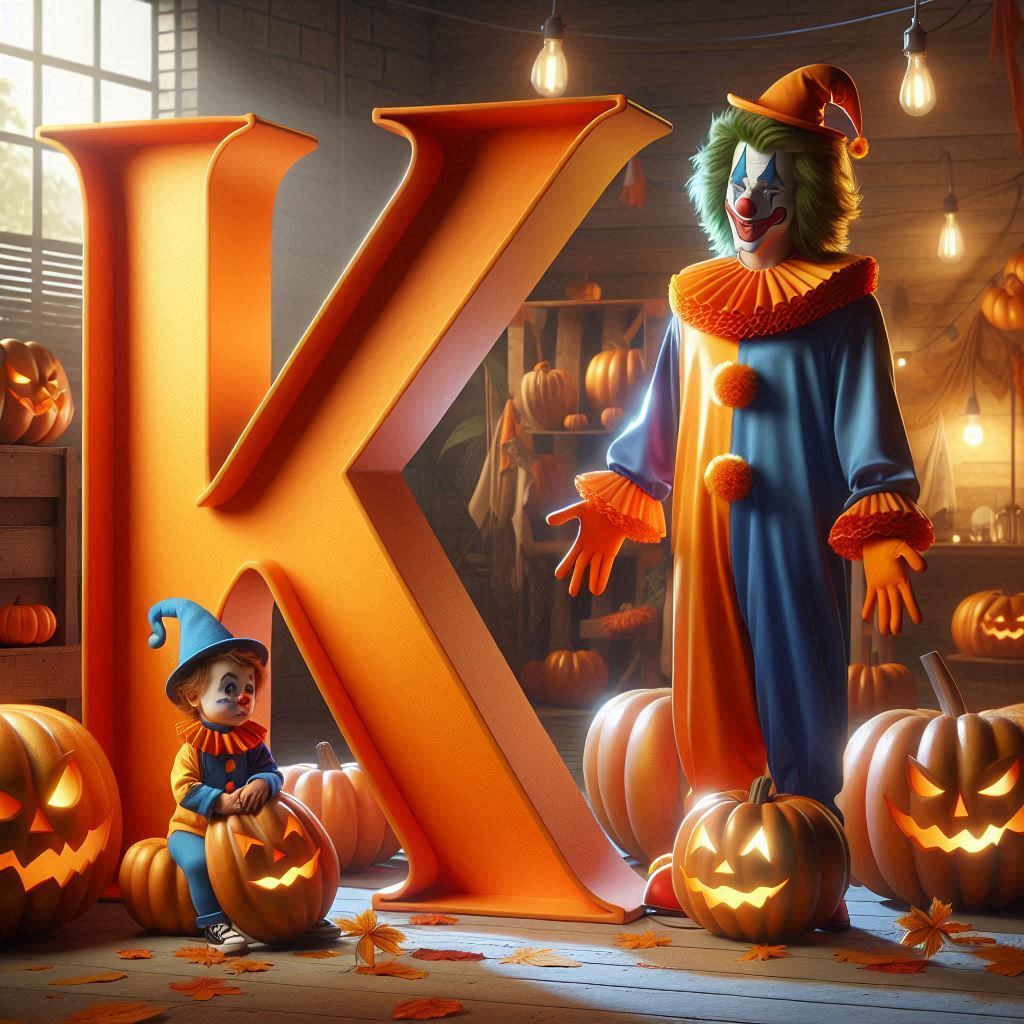 Clown 2 — letter K (variant 2)
