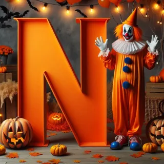 Clown 2 — letter N