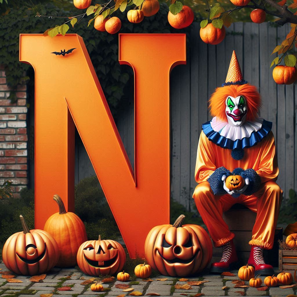 Clown 2 — letter N (variant 2)