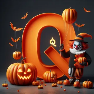 Clown 2 — letter Q