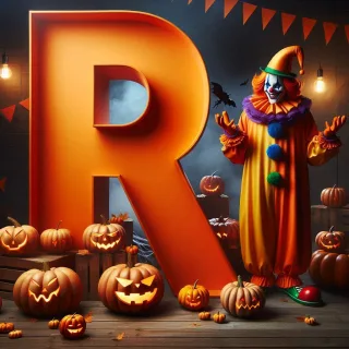 Clown 2 — letter R