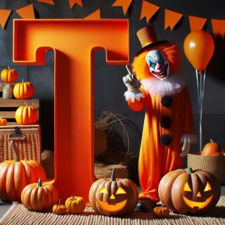 Clown 2 — letter T (variant 2)