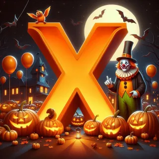 Clown 2 — letter X