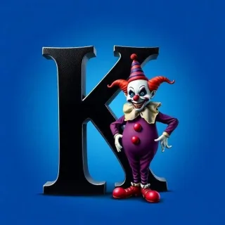 Clown — letter K