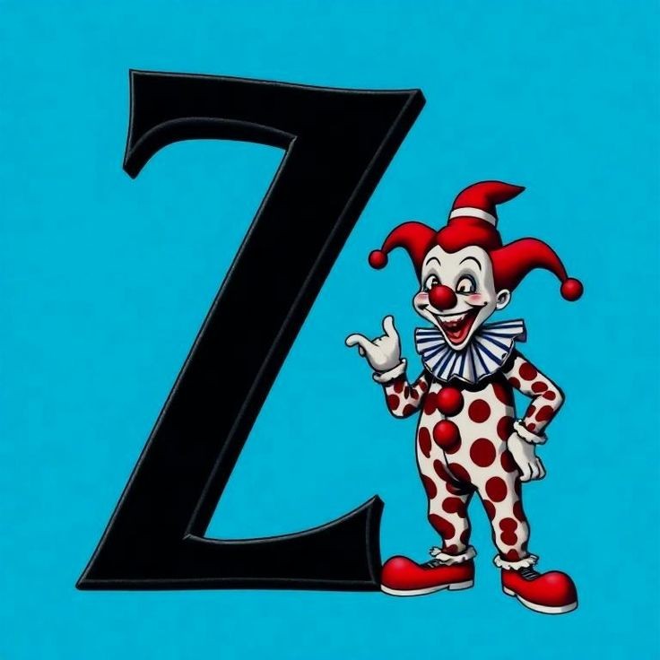 Clown — letter Z