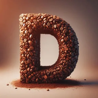 Coffee — letter D