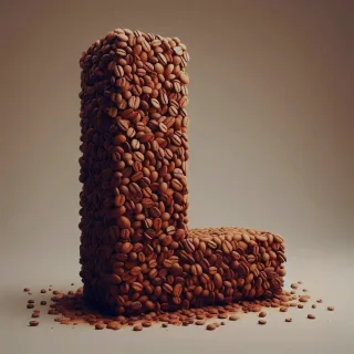 Coffee — letter L