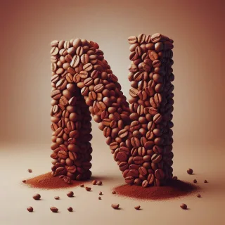 Coffee — letter N