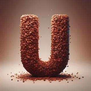 Coffee — letter U