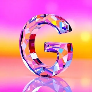 Colored glass 2 — letter G