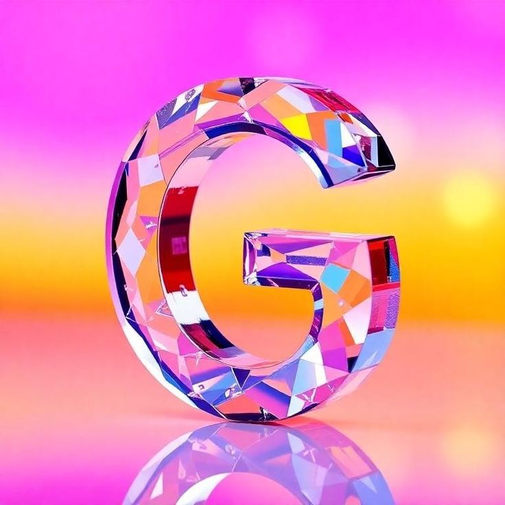 Colored glass 2 — letter G