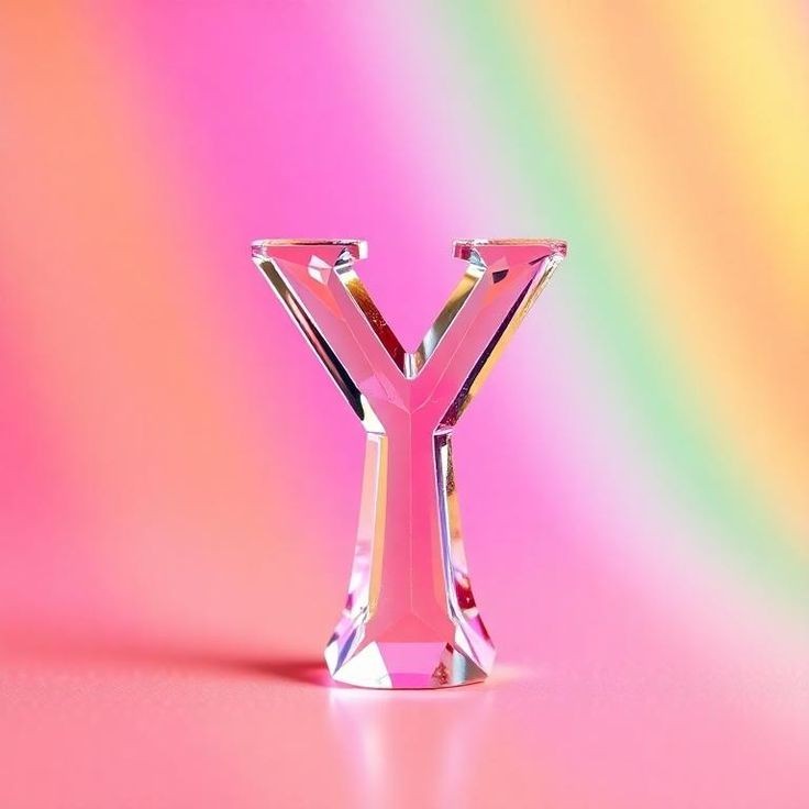 Colored glass 2 — letter Y