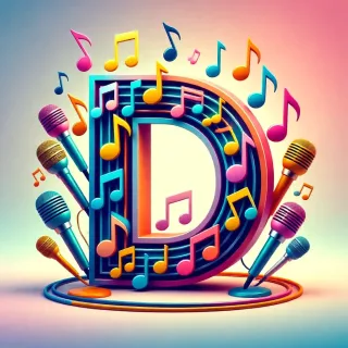 Colored microphones — letter D