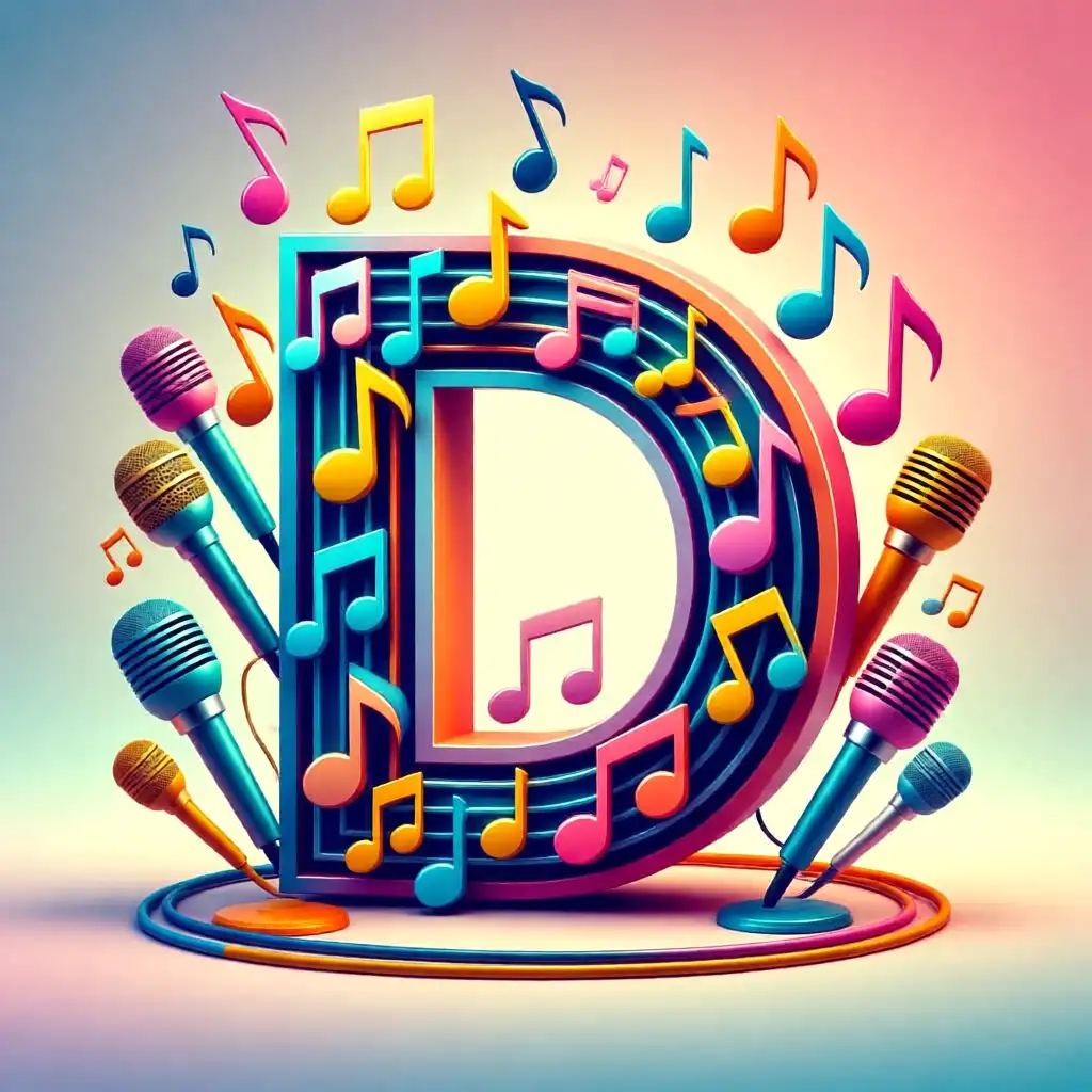 Colored microphones — letter D