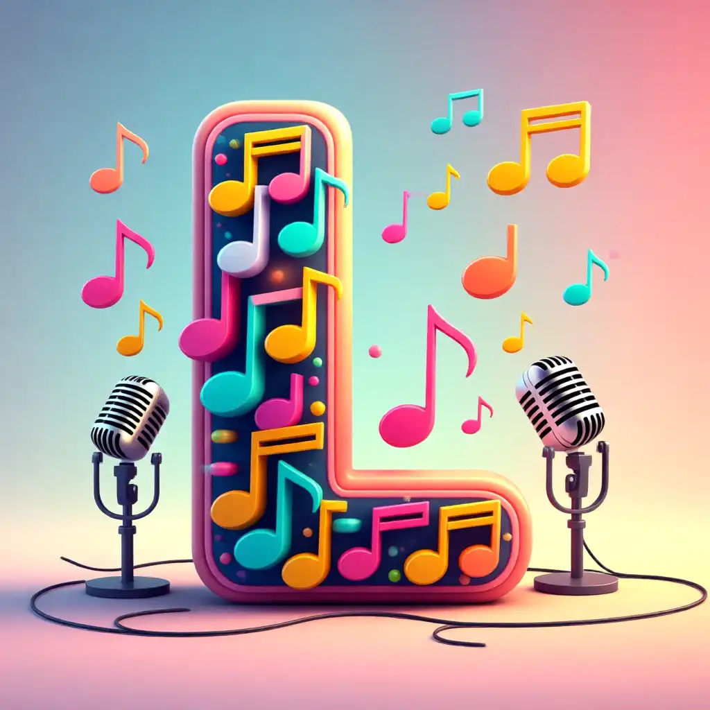 Colored microphones — letter L