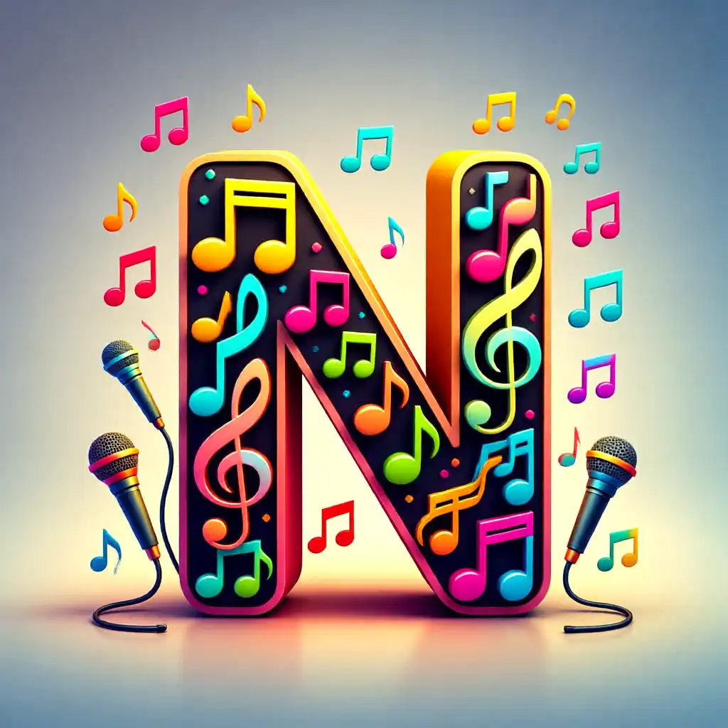 Colored microphones — letter N