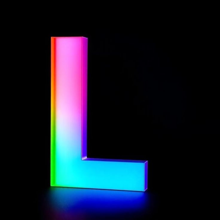 Colorful 3 — letter L