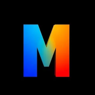 Colorful 3 — letter M