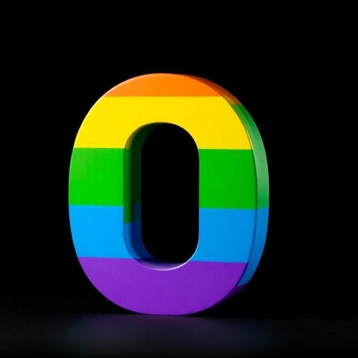 Colorful 3 — letter O