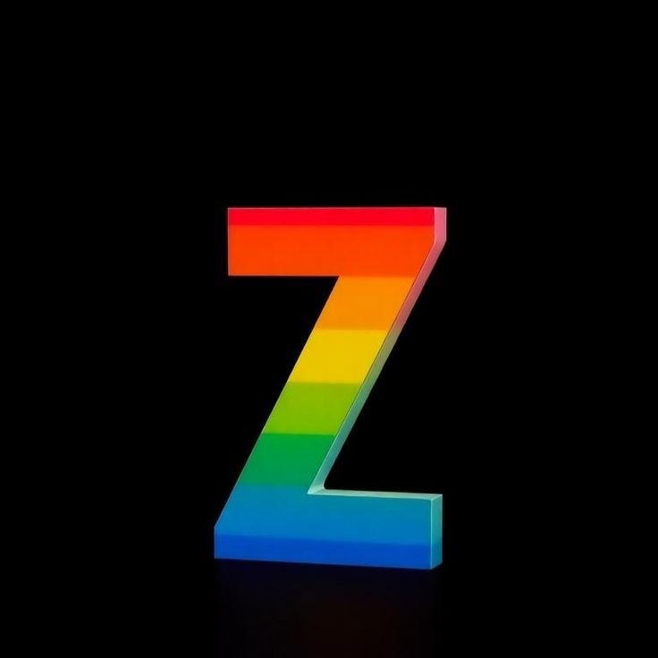 Colorful 3 — letter Z