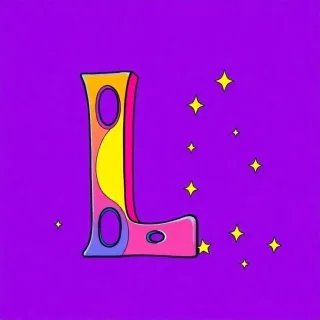 Colorful 4 — letter L
