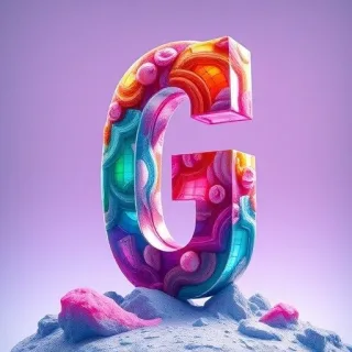 Colorful 5 — letter G