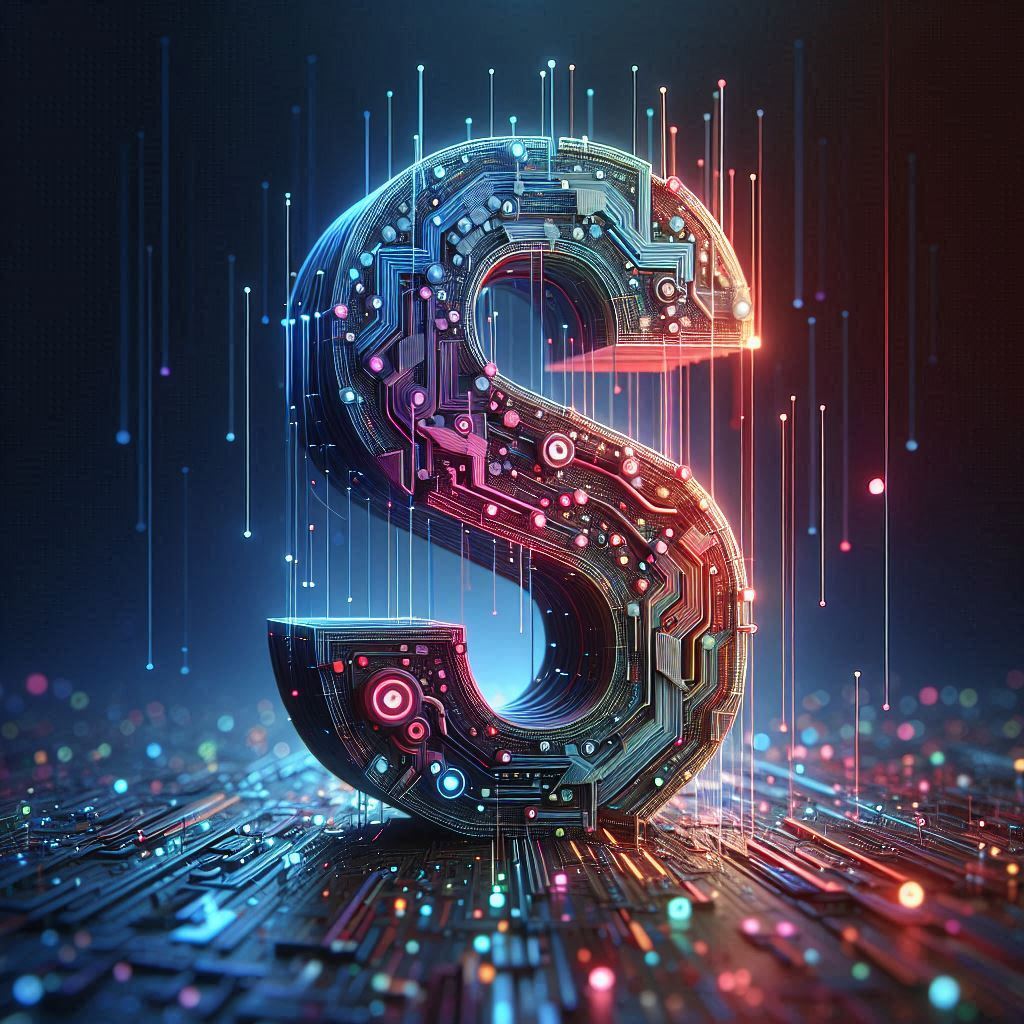 Colorful Matrix 2 — letter S