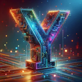 Colorful Matrix 2 — letter Y