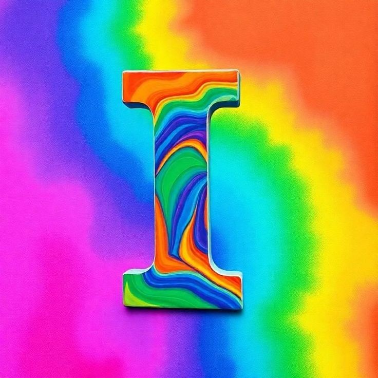 Colorful — letter I