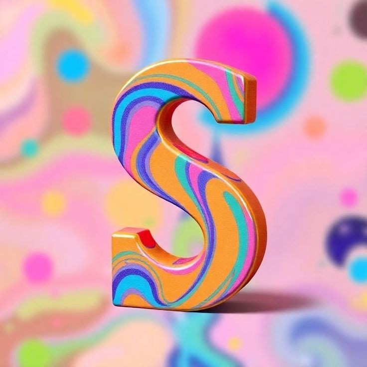 Colorful — letter S