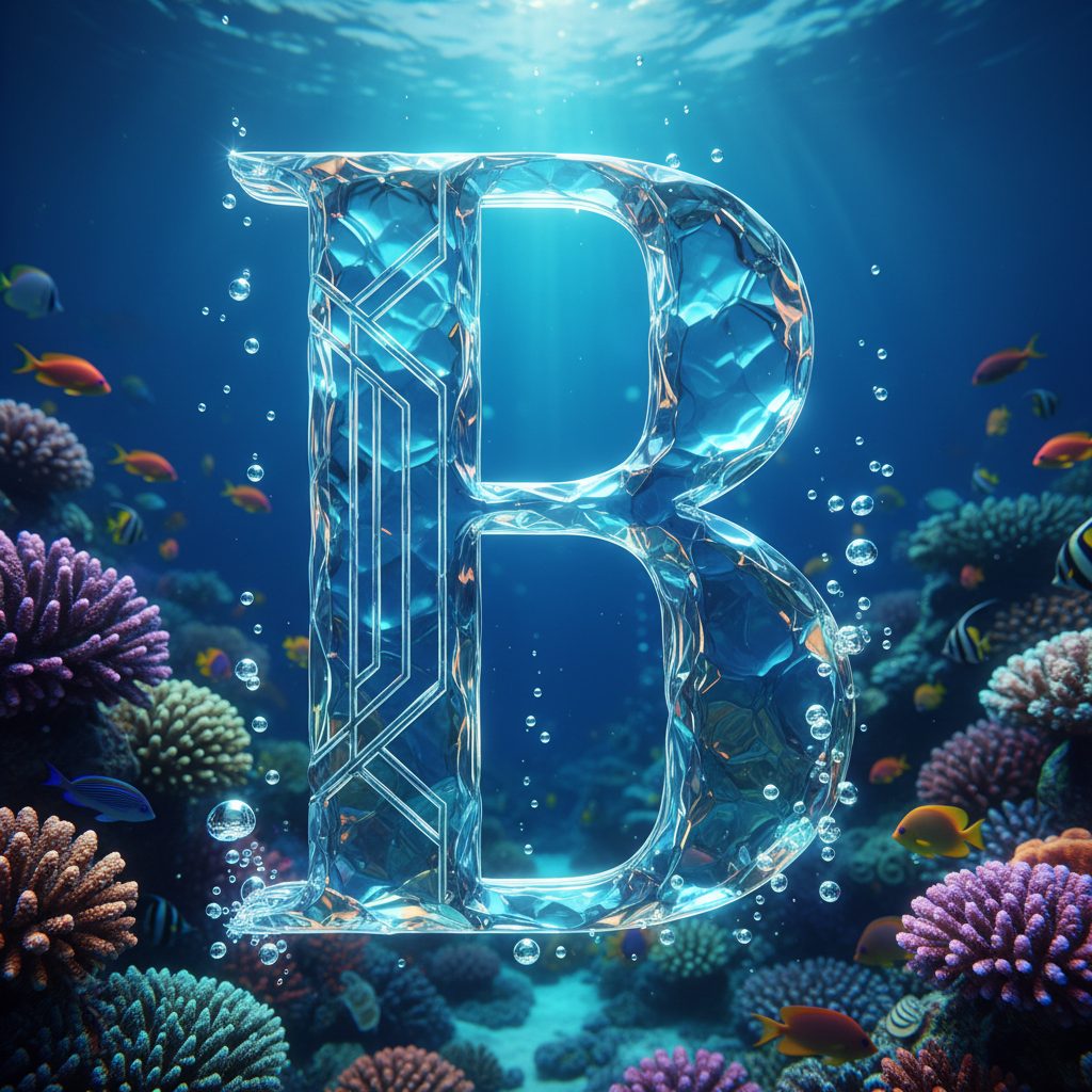 Coral reef — letter B