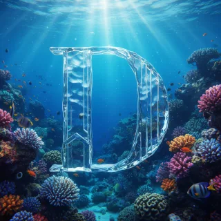 Coral reef — letter D